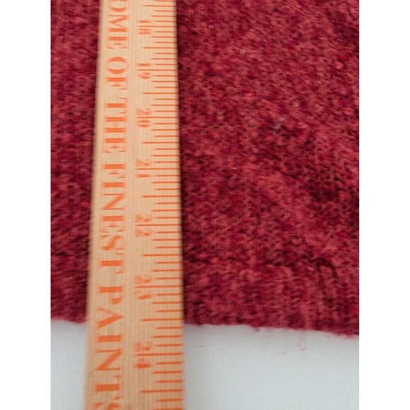 Woolrich 1/4 Zip Sweater Womens Size Medium Ruby Red Long Sleeve Pullover - Picture 9 of 9